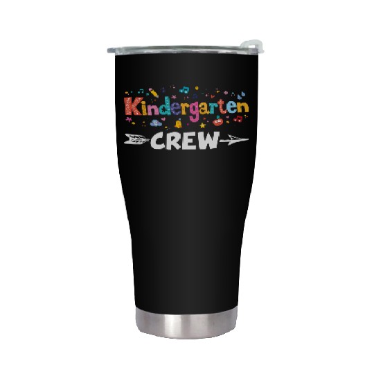 Kindergarten Crew Teacher Team Kinder squad Stainless Steel Tumblers