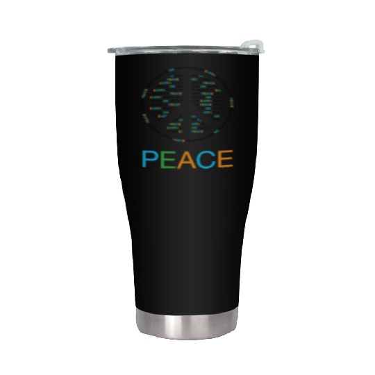 Peace On Earth Stainless Steel Tumblers