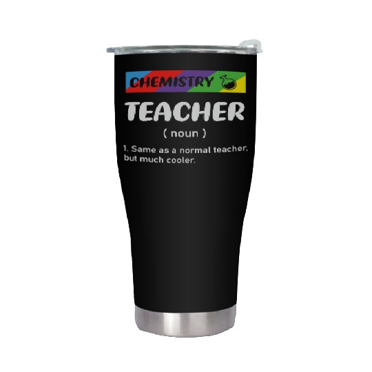 Funny Retro Vintage Science Chemistry Teacher Stainless Steel Tumblers