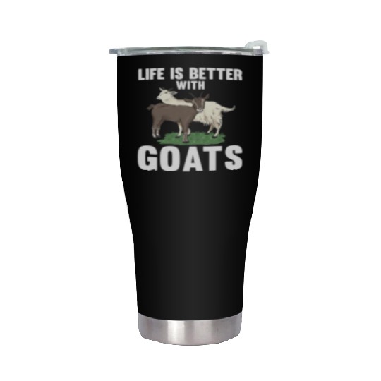 Cool Goats For Men Women Goat Whisperer Nubian Stainless Steel Tumblers