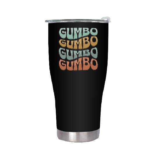 Gumbo Cajun Food Soup Lover Stainless Steel Tumblers
