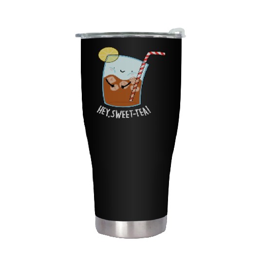 Hey Sweet Tea Cute Iced Tea Stainless Steel Tumblers