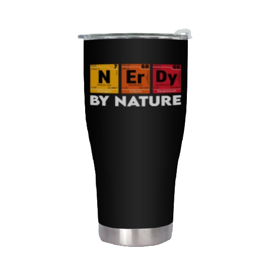 Cool Nerd Design Nerdy By Nature Stainless Steel Tumblers