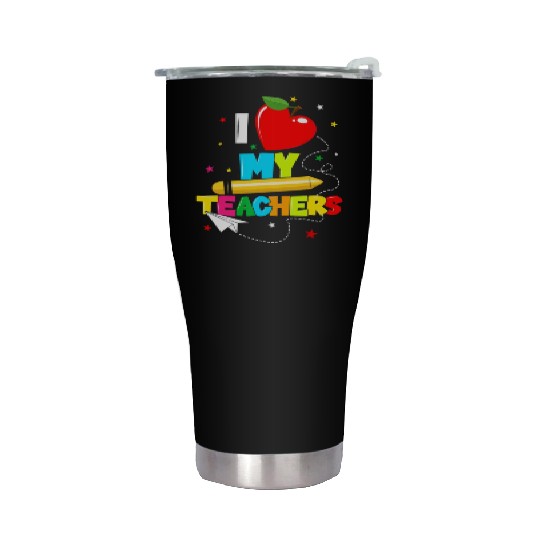 Graduation I Heart My Teachers I Love My Teachers Stainless Steel Tumblers