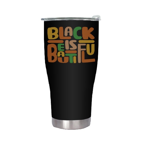 Black Is Beautiful Stainless Steel Tumblers