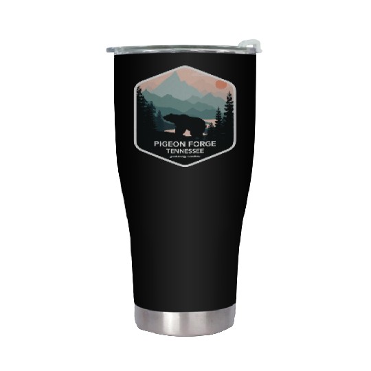 Pigeon Forge Great Smoky Mountains Stainless Steel Tumblers