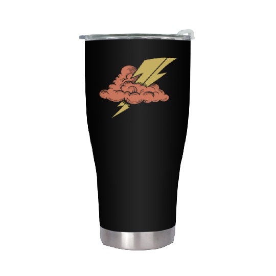 Lightning Bolt Stainless Steel Tumblers