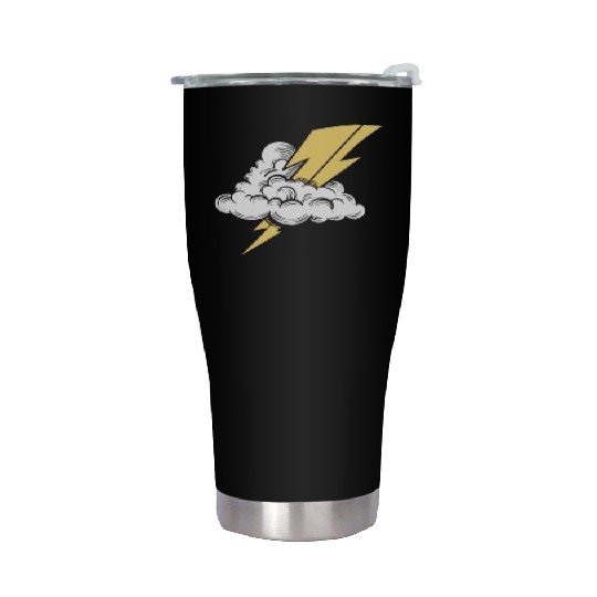 Lightning Bolt Stainless Steel Tumblers