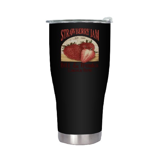 Bill and Frank Strawberry Jam The last of us Stainless Steel Tumblers