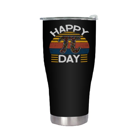 Happy Pi Day Mathematic Math Teacher Pi 3 14 Stainless Steel Tumblers