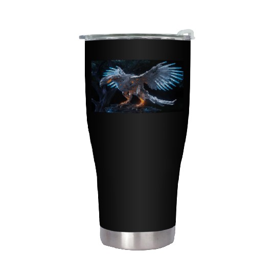 Hawk of Tomorrow Stainless Steel Tumblers
