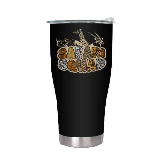 Safari Squad African Halloween Stainless Steel Tumblers
