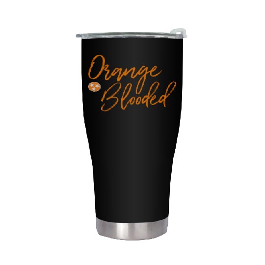 Tennessee Fan Orange Blooded Vol Sports Fan State Stainless Steel Tumblers