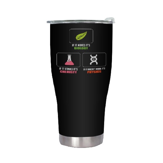 Biology Chemistry Physics Biology Teacher Stainless Steel Tumblers