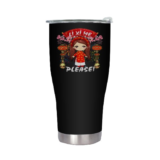 Li Me Please Vietnamese Lunar New Year Stainless Steel Tumblers