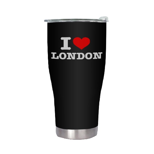 London I Love London I Heart London Stainless Steel Tumblers
