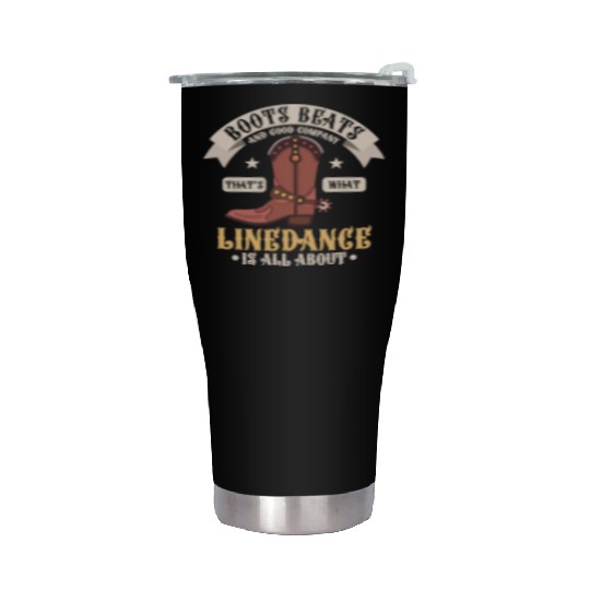 Line Dance Boots Beats Good Company Western Countr Stainless Steel Tumblers