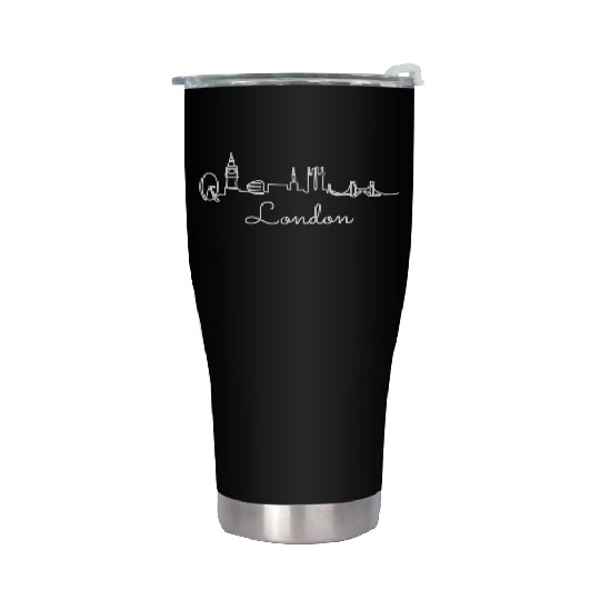 London England Skyline Love London Stainless Steel Tumblers