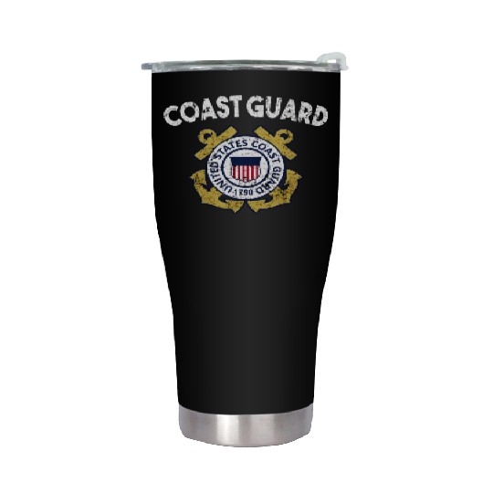 Proud Coast Guard Military Pride Stainless Steel Tumblers