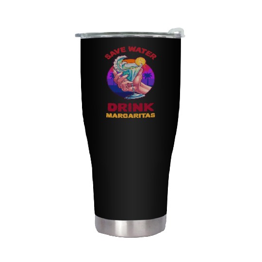 Margarita Save The Environment Stainless Steel Tumblers
