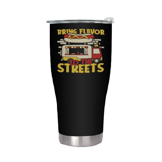 Street Food Hotdog Stainless Steel Tumblers