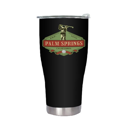Palm Springs California Golf Stainless Steel Tumblers