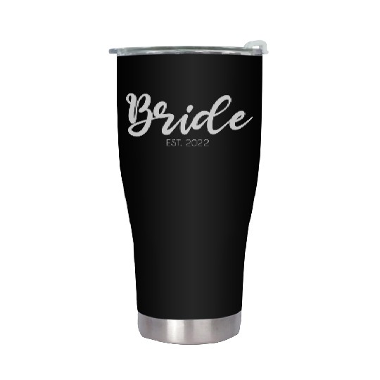 Wedding Bride Est 2022 Bridal Stainless Steel Tumblers