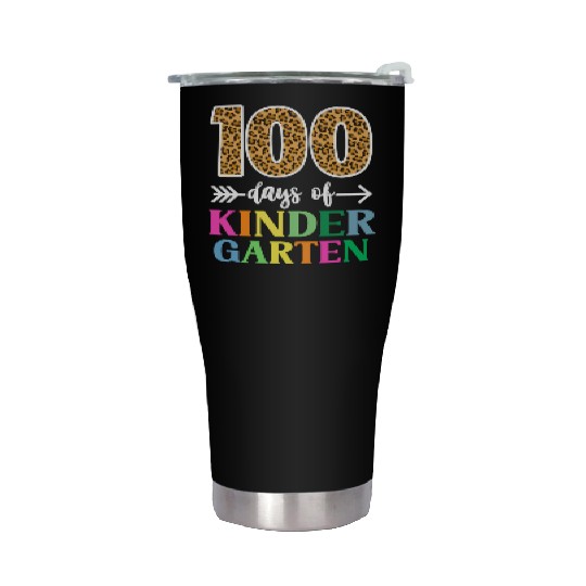 100 Days Of Kindergarten School Teacher Smarter Stainless Steel Tumblers
