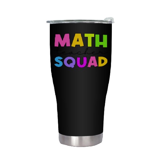 Math Teacher Squad Stainless Steel Tumblers