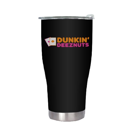 Dunkin Deez-Nuts Pocket Aces Stainless Steel Tumblers
