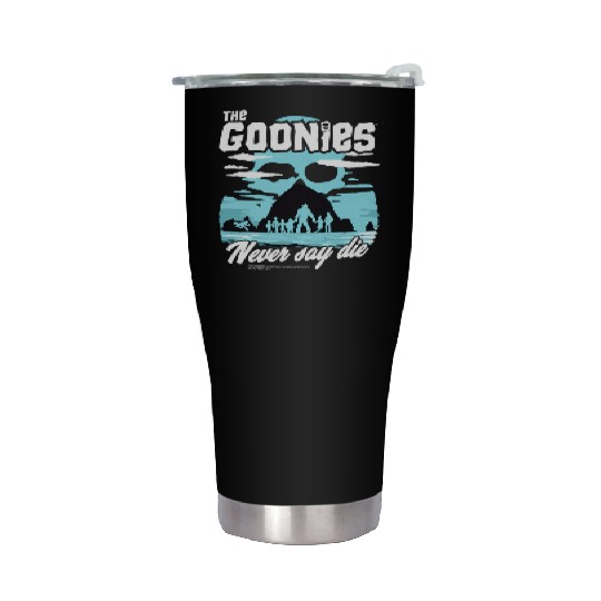 The Goonies Cannon Beach Never Say Die Stainless Steel Tumblers