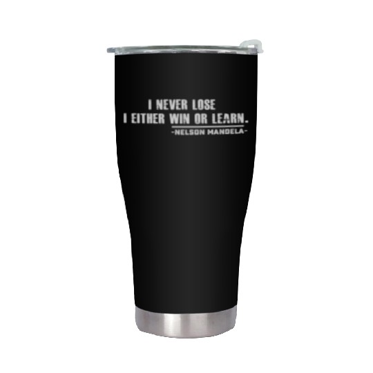 Nelson Mandela'S Motivational Stainless Steel Tumblers