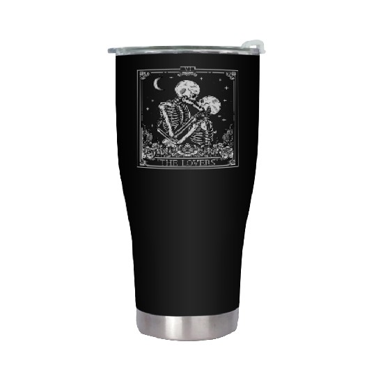 The Tarot Card Astrology Goth Halloween Stainless Steel Tumblers