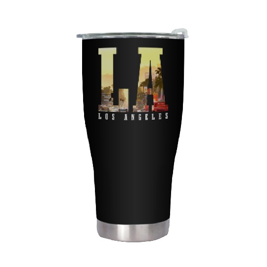 Los Angeles La yline California La Stainless Steel Tumblers
