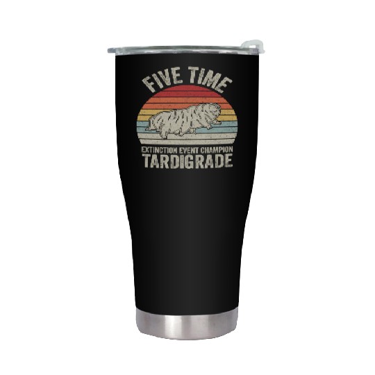 Microbiology Biologist Tardigrade Stainless Steel Tumblers