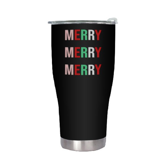 Merry Merry Merry Stainless Steel Tumblers