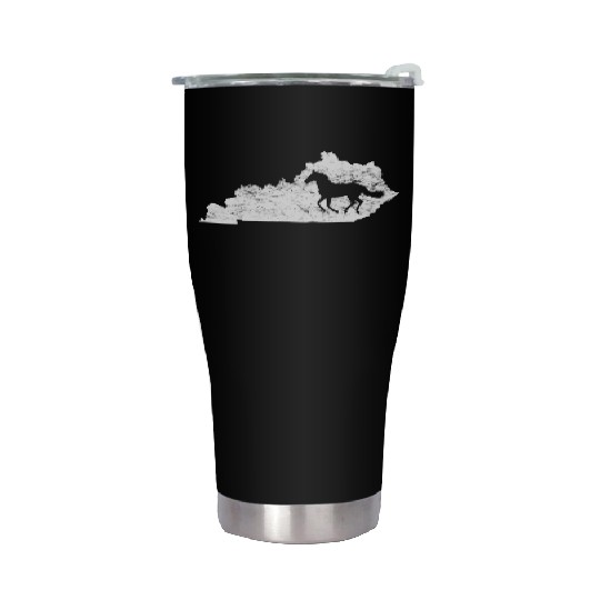 Kentucky Map Horse Kentucky Stainless Steel Tumblers