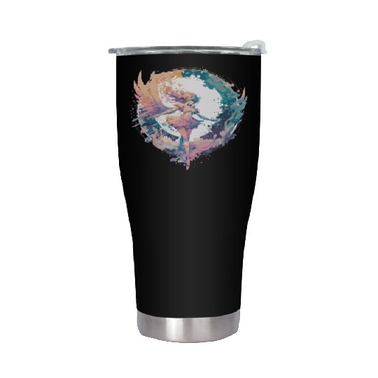 Watercolor Fairy Fairycore Grunge Pastel Goth Aest Stainless Steel Tumblers