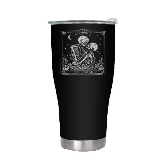 The Tarot Card Astrology ull Horror Occult Stainless Steel Tumblers
