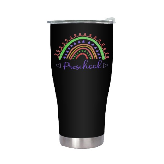 Preschool Teacher Back to School Stainless Steel Tumblers