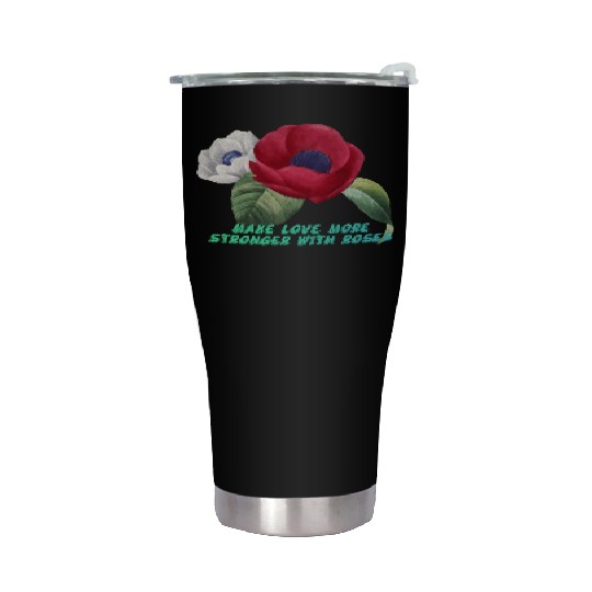 Embracing Romance with the Rose Stainless Steel Tumblers