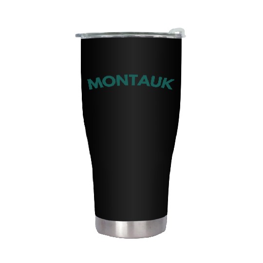 Montauk New York Vintage College Style (Green) Stainless Steel Tumblers