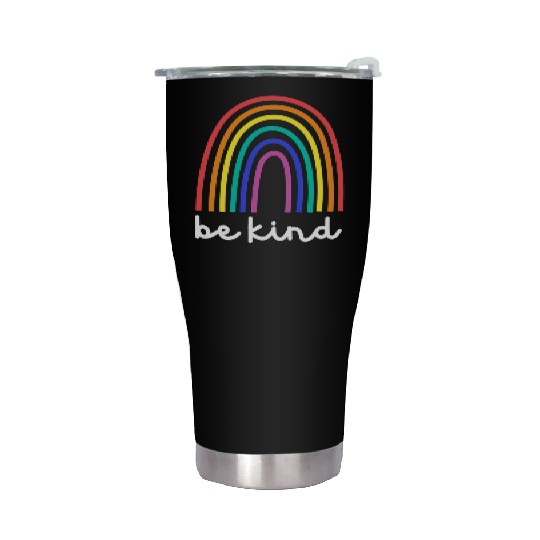Be Kind Rainbow - Happy Kindness Stainless Steel Tumblers