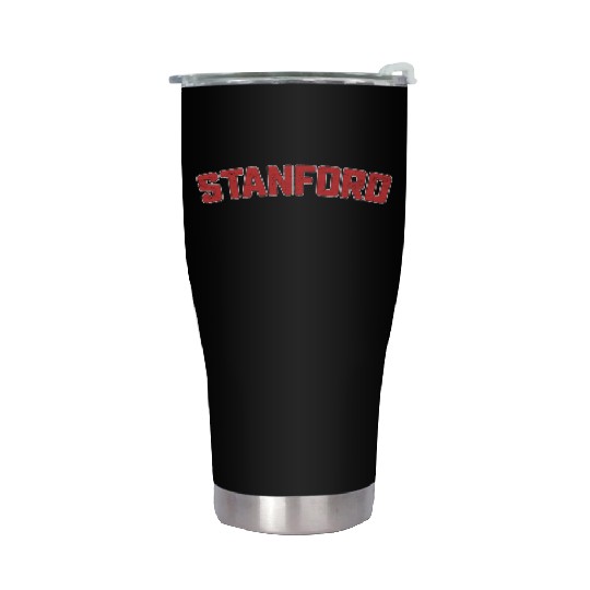 Vintage Retro Stanford Distressed California Ca Stainless Steel Tumblers
