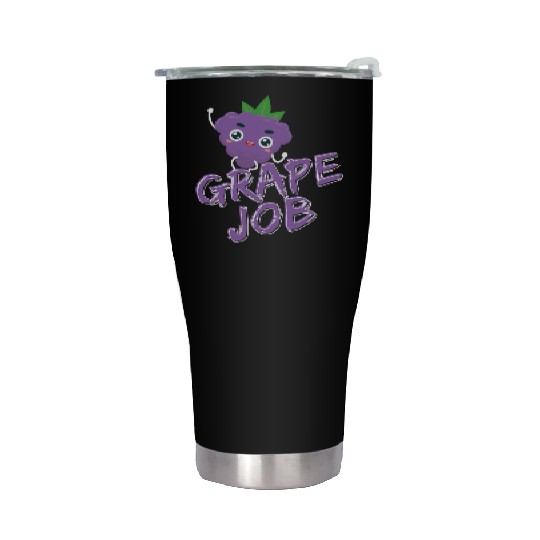 Grape Job Stainless Steel Tumblers