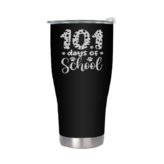 101 Days of School, Dalmatian Stainless Steel Tumblers