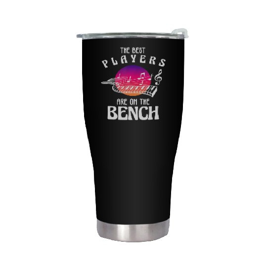 Funny Piano Art For Piano Player Pianists Stainless Steel Tumblers