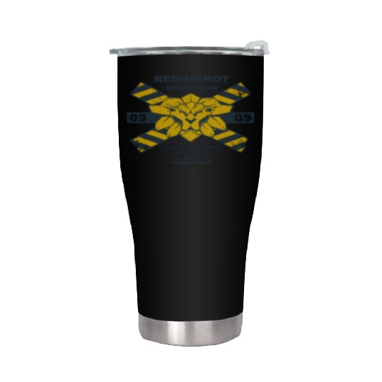 Overwatch 2 Reinhardt Demolitions Icon Logo Stainless Steel Tumblers