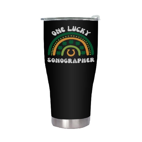 Sonographer Ultrasound Techian St Patrick'S Day Stainless Steel Tumblers