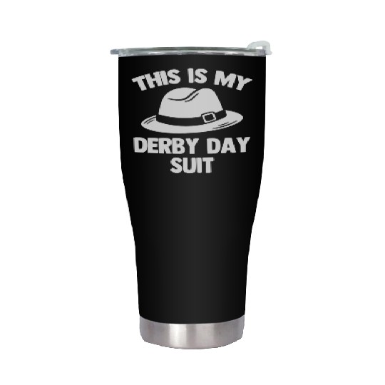 This Is My Derby Day Suit Horse Race Horse Stainless Steel Tumblers